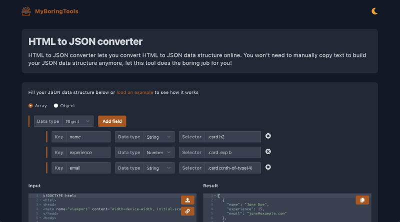 MyBoringTools screenshot